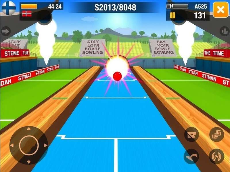 Indian Bowling Blitz Control Interface